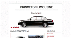 Desktop Screenshot of princeton-limo.com