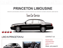 Tablet Screenshot of princeton-limo.com